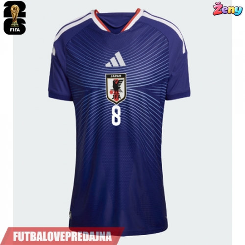 Lacne Ženy Futbalové dres Japonsko Takumi Minamino #8 MS 2026 Krátky Rukáv - Domáci